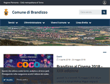 Tablet Screenshot of comune.brandizzo.to.it